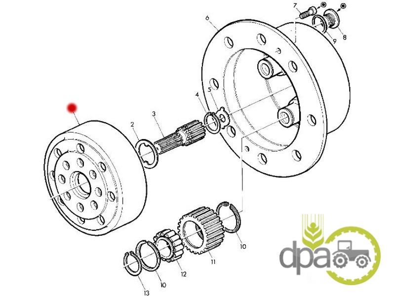 Coroana reductor john deere 5213490