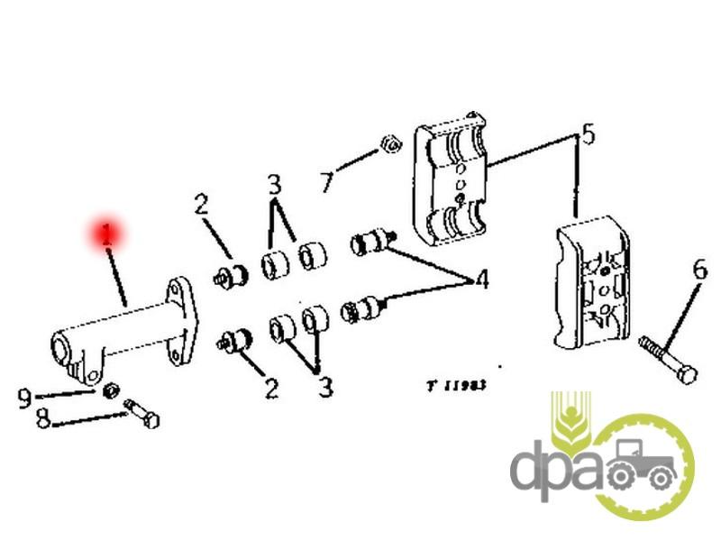 Cuplaj pompa hidraulica John Deere L32862