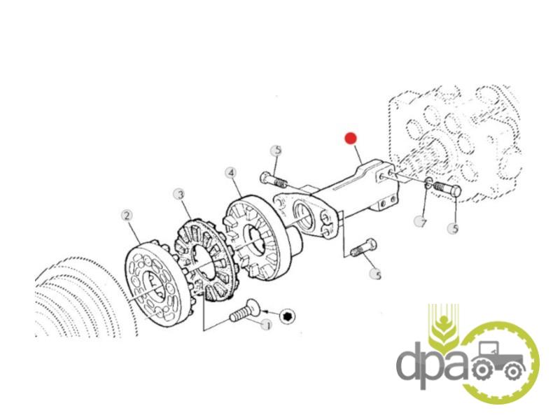 Cuplaj pompa hidraulica john deere L42188
