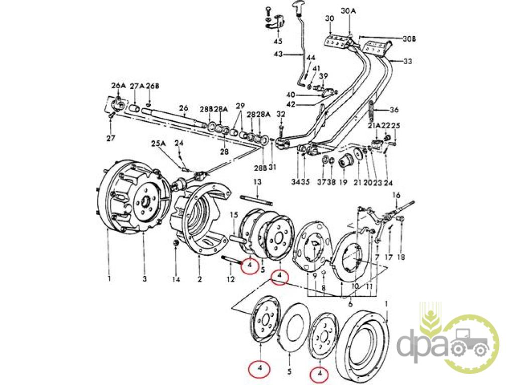 Disc frana Ford 81818854