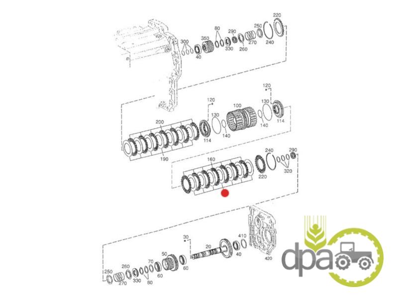 Disc intermediar Case IH 1-31-722-378