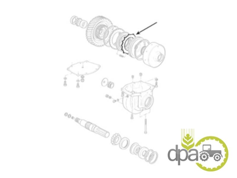 Disc intermediar Landini 185464M1