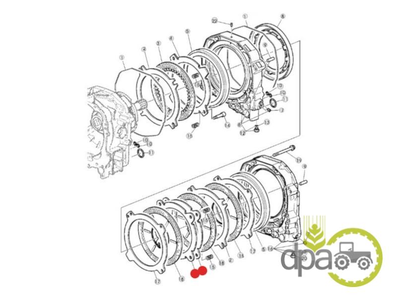 Disc intermediar John Deere L228224