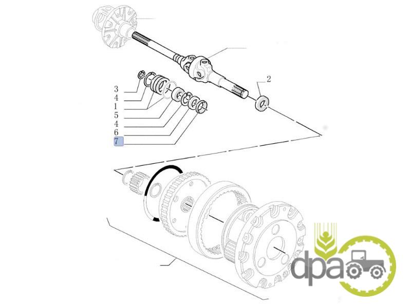 Distantier planetara fata Ford 4996762