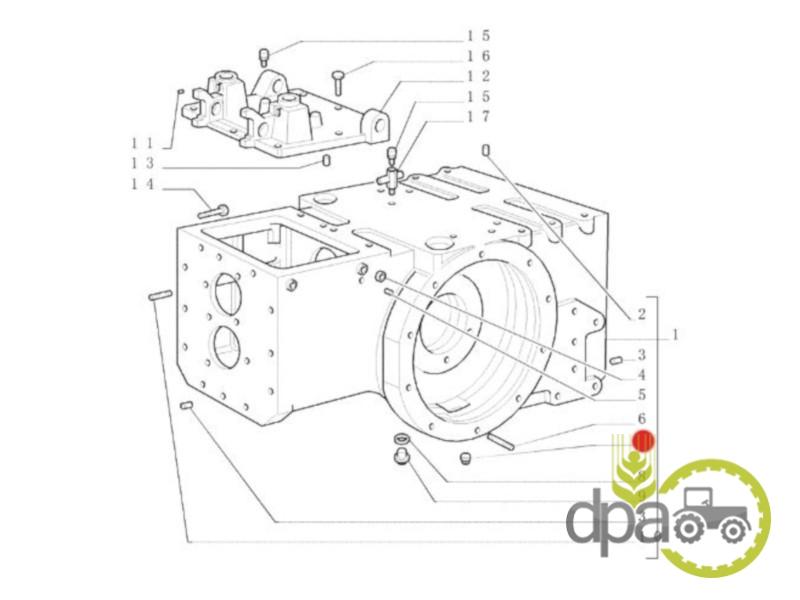 Dop transmisie Case IH 14324413
