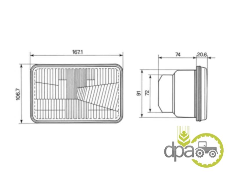 Far stanga sau dreapta Ford 1-34-672-040