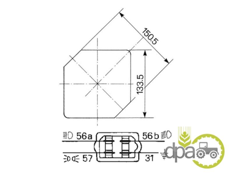 Far stanga sau dreapta Same 2.802.9390.0/01