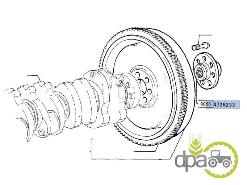 Flansa volanta Fiat 4726233