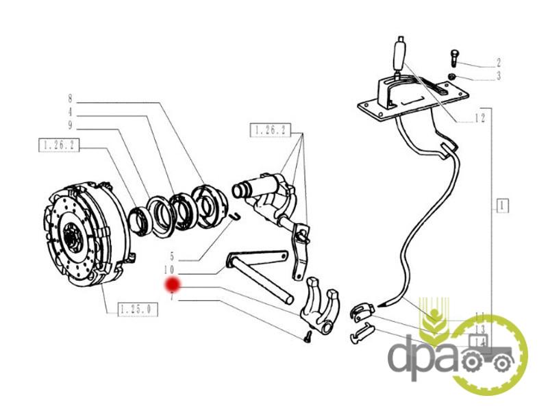 Furca rulment presiune ambreiaj Fiat 4993814