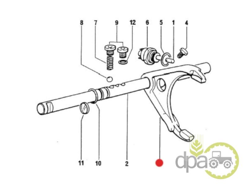 Furca selector Same 0.255.6434.0