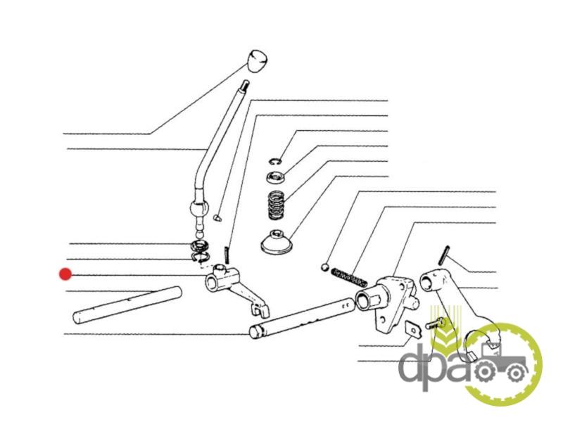 Furca selector Fiat 593668