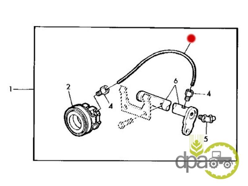 Furtun rulment presiune John Deere L41344