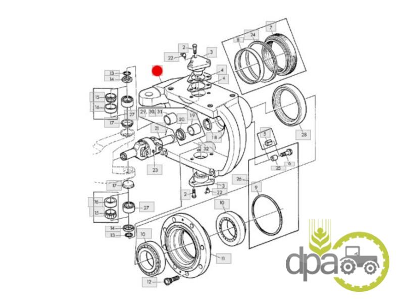 Fuzeta dreapta John Deere L40269