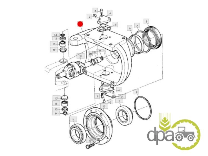 Fuzeta stanga John Deere L60081