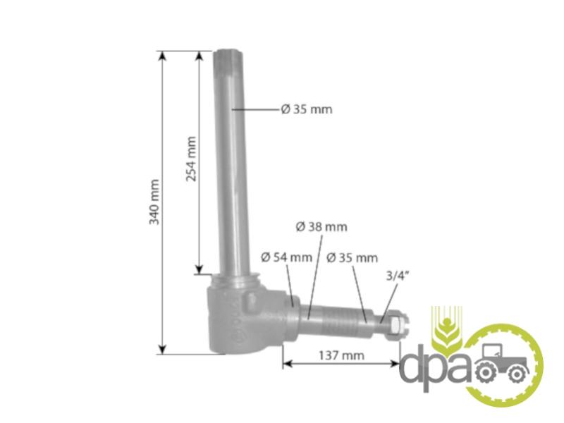 Fuzeta stanga sau dreapta David Brown K262209