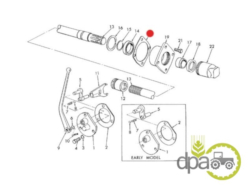 Garnitura capac priza putere Ford 81801907