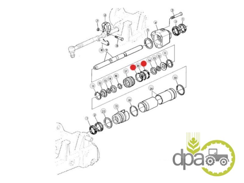 Garnitura cilindru directie John Deere 8464033105