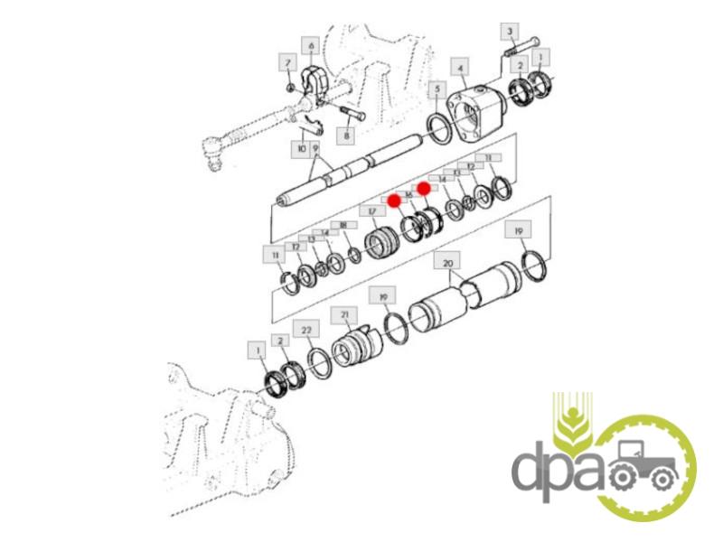 Garnitura cilindru directie Ford 8464033105