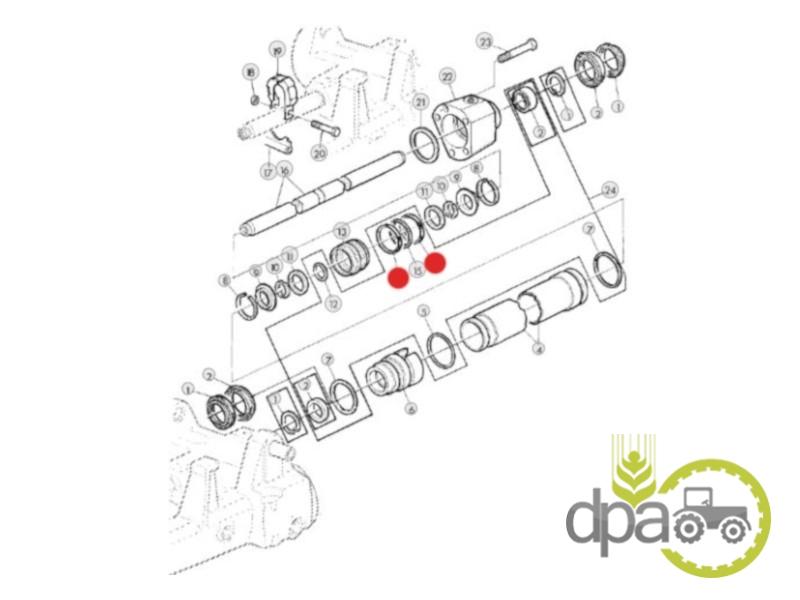 Garnitura cilindru directie John Deere L40164