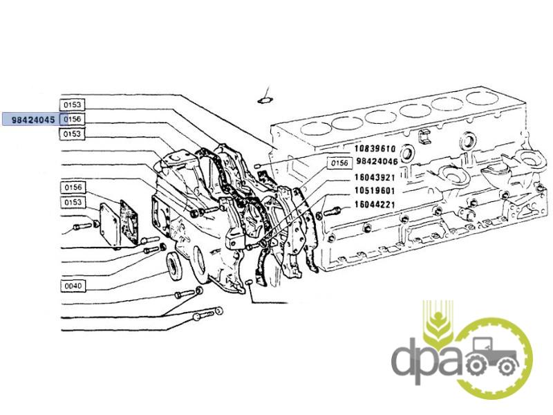 Garnitura distributie Fiat 98424045