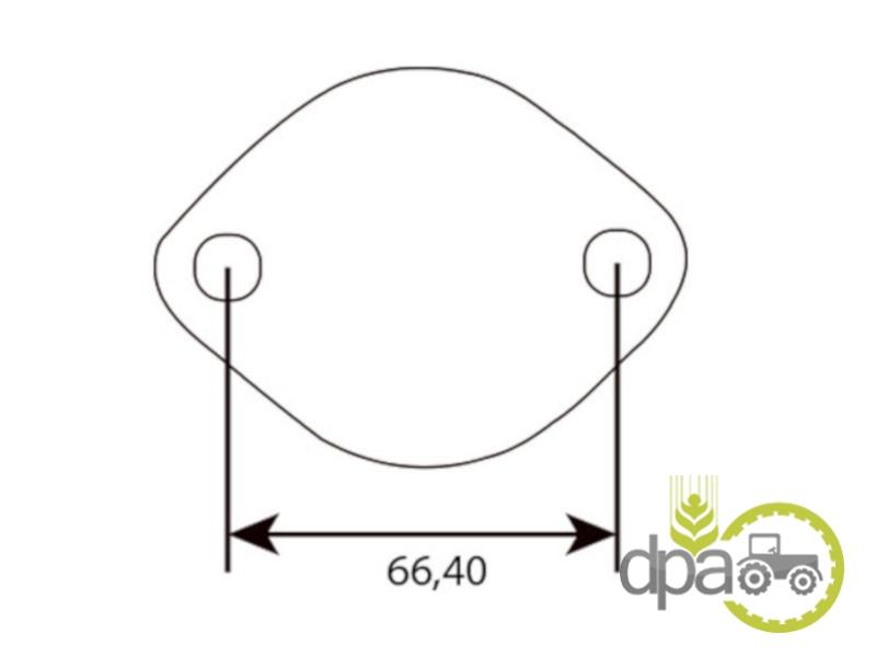 Garnitura evacuare Fiat 153624405