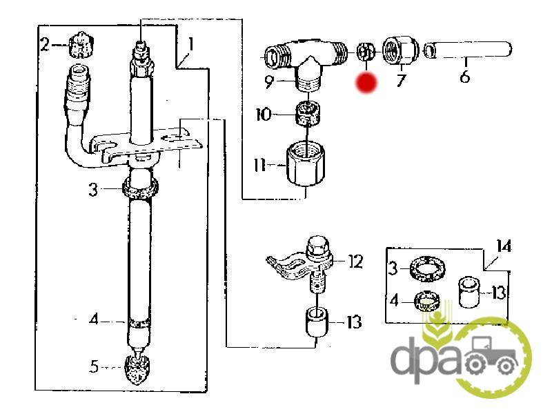 Garnitura injector Renault 6005013291
