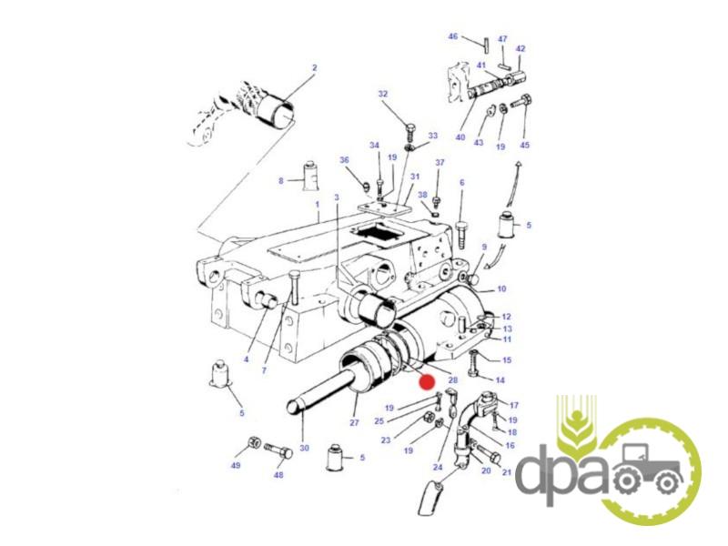 Garnitura piston hidraulic Massey Ferguson 395590X1