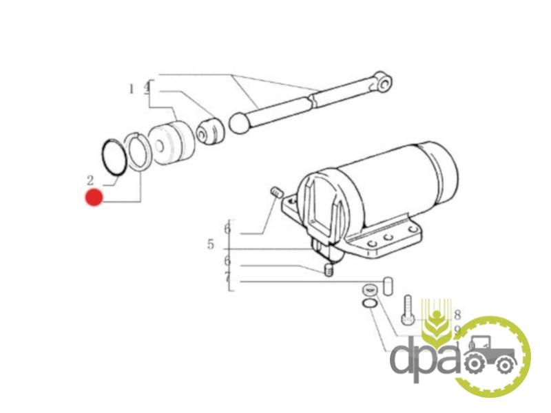 Garnitura piston hidraulic New Holland 5136567