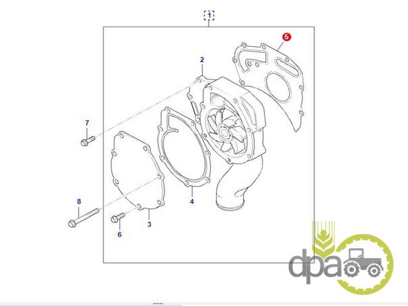 Garnitura pompa apa Valmet 3682A011
