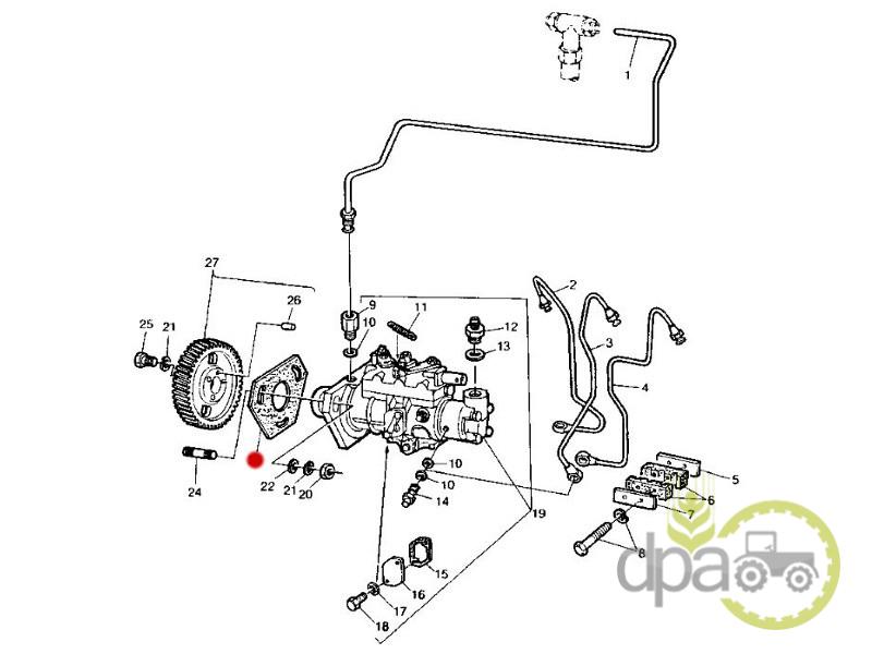 Garnitura pompa injectie John Deere R97354