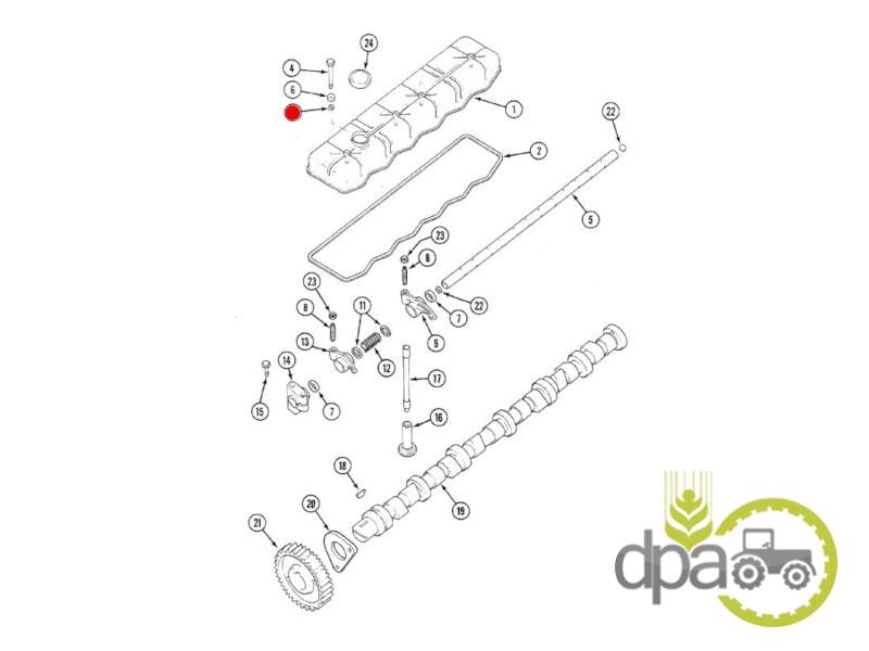 Garnitura surub capac culbutori Case IH 3138638R1