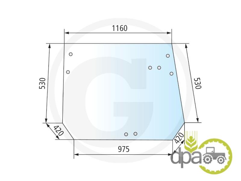 Geam spate Hurlimann 0.010.6265.0