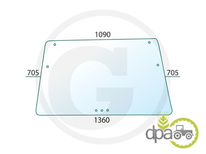 Geam spate Deutz 04346800