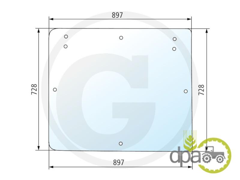 Geam spate Fiat 5154756