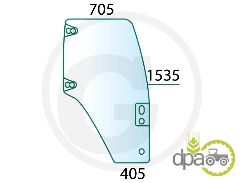 Geam usa dreapta Ford 82019225