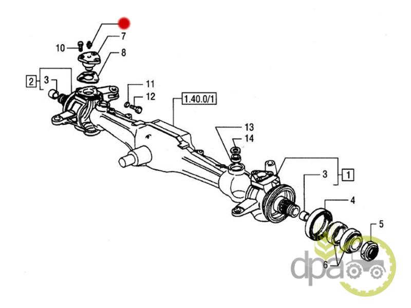 Gresor pivot Ford 5120532