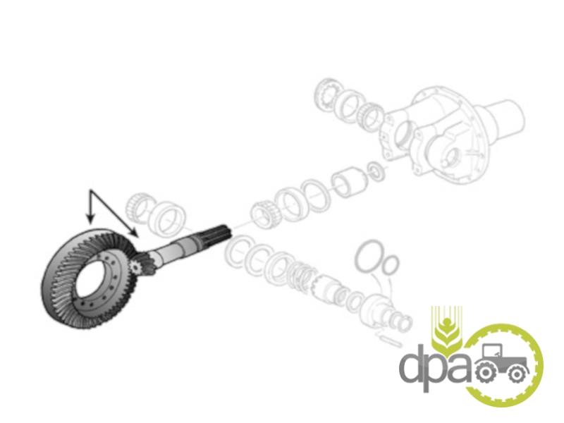 Grup conic fata 9/33 Massey Ferguson 3427104M91