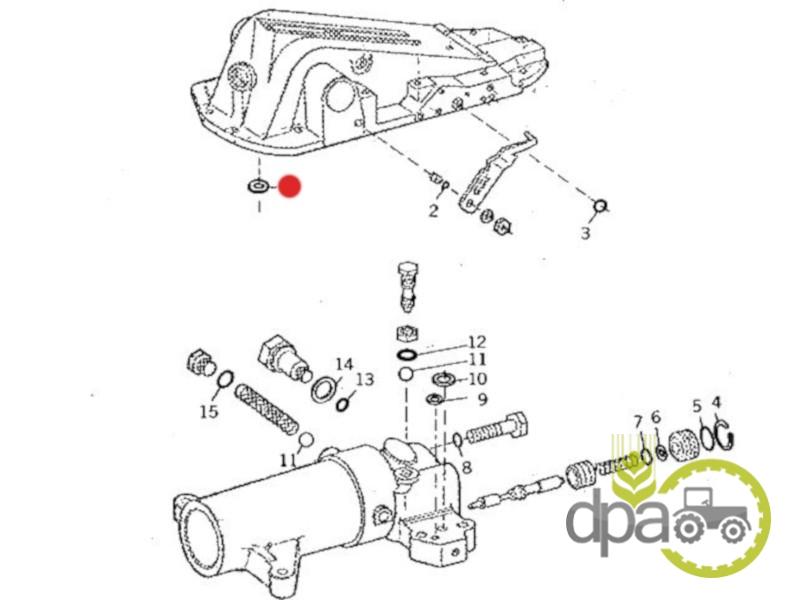 Inel cauciuc monobloc john deere T17882