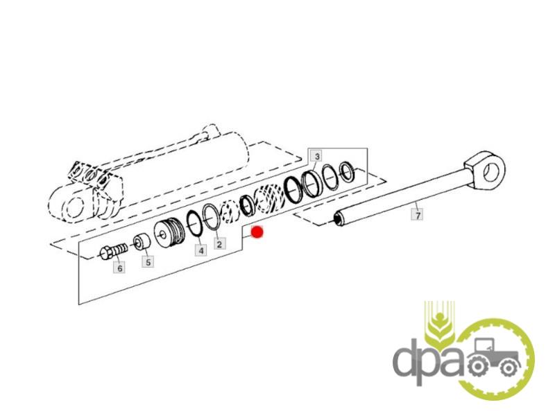 Kit reparatie cilindru directie John Deere RE61543