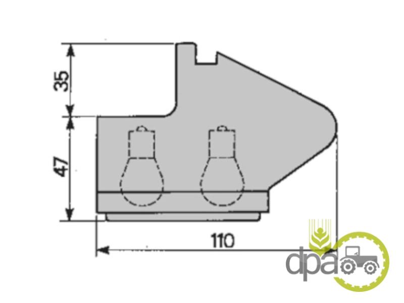 Lampa semnalizare stanga fata Fiat 5116239