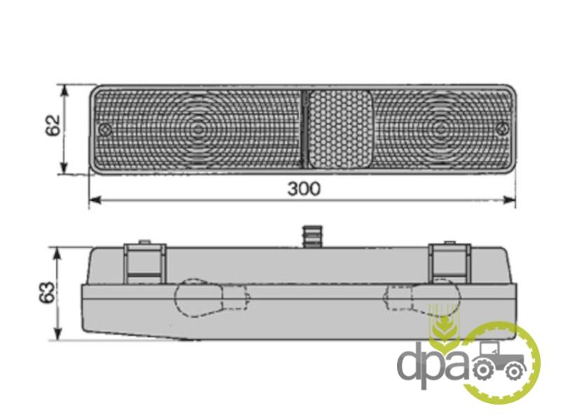 Lampa spate stanga sau dreapta Landini 1695847M92