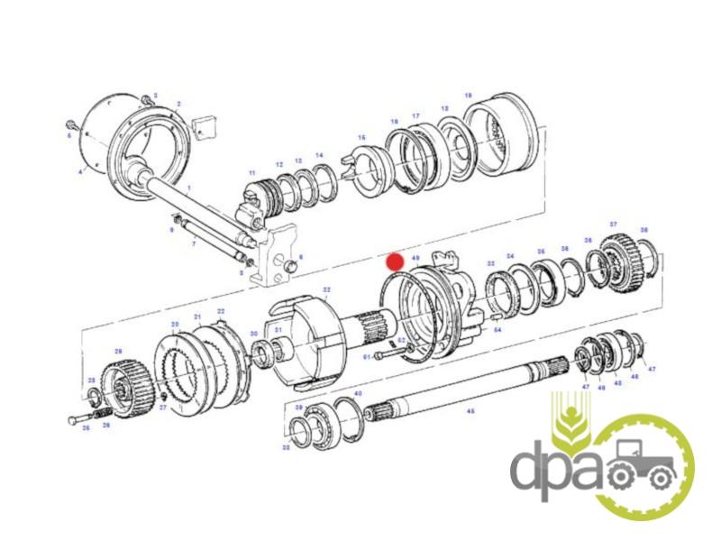 Oring ambreiaj priza putere Fendt X549027001000