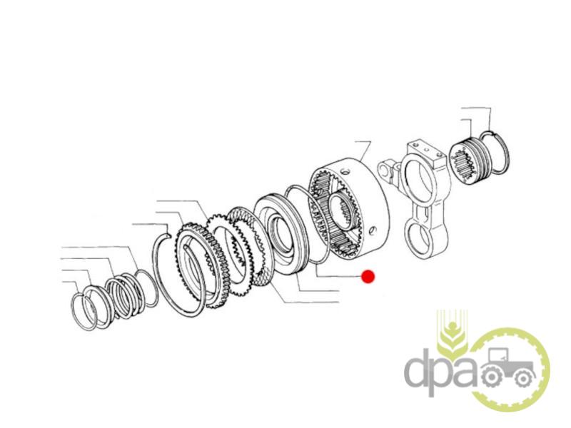 Oring ambreiaj transmisie Fiat 14460881