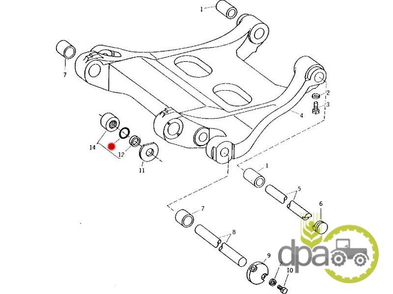 Oring ax ridicare hidraulica john deere R53180