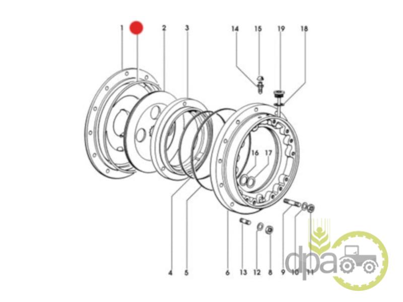 Oring disc frana Same 215395180