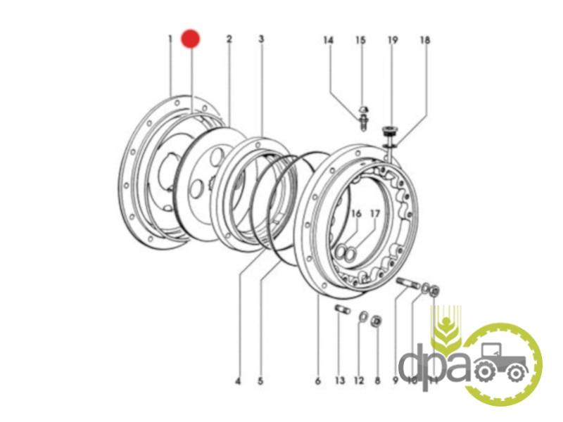 Oring disc frana Same 215395180