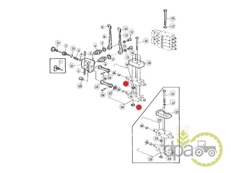 Oring distribuitor hidraulic  Ford L34378