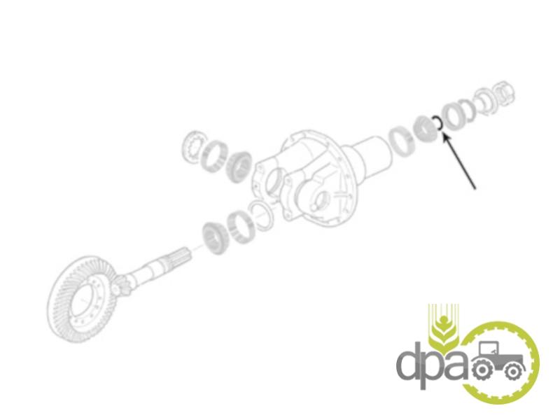 Oring grup conic fata Massey Ferguson 1852490M1
