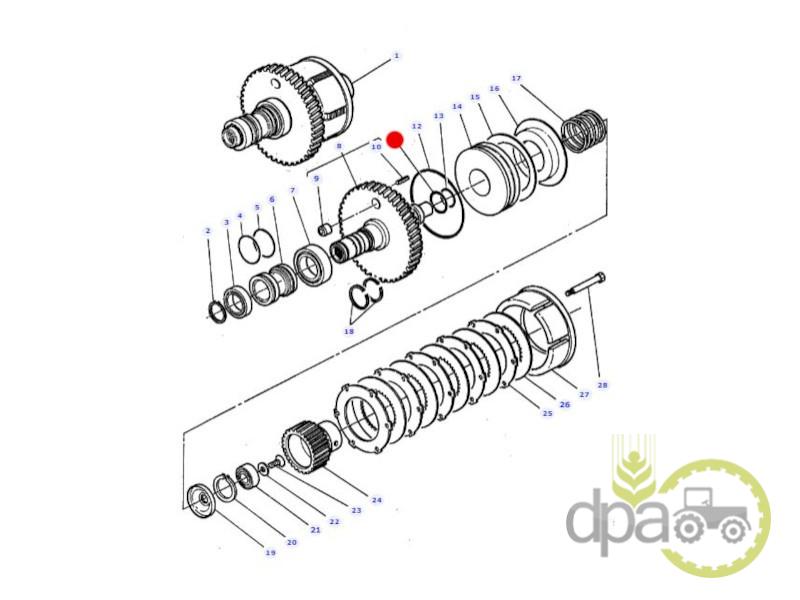 Oring priza putere Massey Ferguson 3582934M1