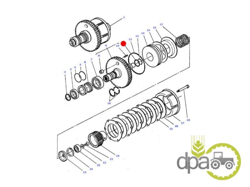 Oring priza putere Landini 3582934M1